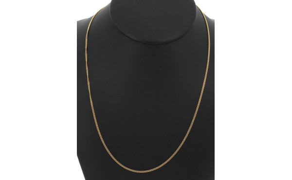 Chaîne en or 9 carats (375ème), poids 3,