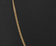 Chaîne en or 9 carats (375ème), poids 3,