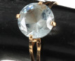 Bague en or jaune 18 carats, poinçon têt
