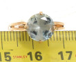 Bague en or jaune 18 carats, poinçon têt