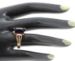 Bague en or jaune 18 cts, poinçon tête d