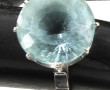 Bague en or blanc 18 cts, poinçon tête d