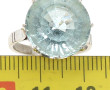Bague en or blanc 18 cts, poinçon tête d