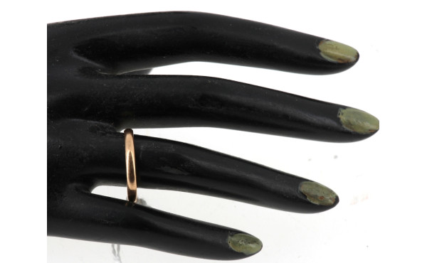 Alliance en or jaune 18 carats, poids 3,