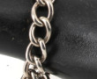 Bracelet style gourmette en argent, poid