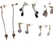 Lot de 5 paires de BO : 4 en argent, la 