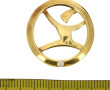 Pendentif en or 14 carats serti d'un pet