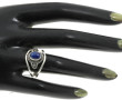 Bague en argent 925ème sertie d'un lapis