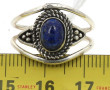 Bague en argent 925ème sertie d'un lapis