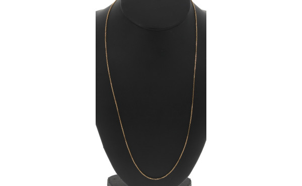 Chaîne en or jaune 18 carats, poinçon tê
