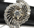 Bague style tourbillon en or 18 carats s