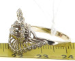 Bague style tourbillon en or 18 carats s