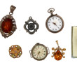 Lot de bijoux anciens : 2 montres de col
