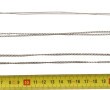 Chaîne en argent, poinçon crabe, poids 7