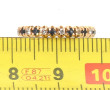 Demi alliance en or jaune 18 carats, ser