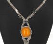 Collier style ethnique en argent 925ème 