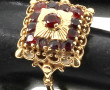 Bague en or jaune 18 carats, poinçon têt