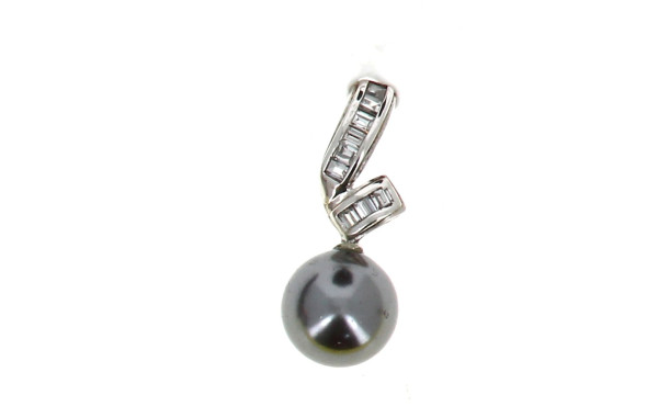 Pendenti en argent sertie d'une perle gr