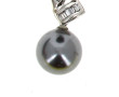 Pendenti en argent sertie d'une perle gr