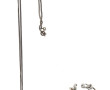 Broche-pendentif en argent 900ème et cam