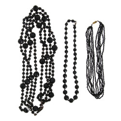 Important sautoir années 20/30 en perles