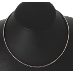 Collier rigide en argent 925ème, poids 1
