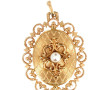 Pendentif en or jaune 18 carats, poinçon