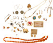 Lot de bijoux fantaisie divers dont pend
