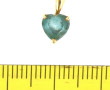 Petit pendentif coeur en or jaune 18 car