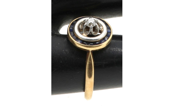 Bague ancienne en or jaune 18 carats, se