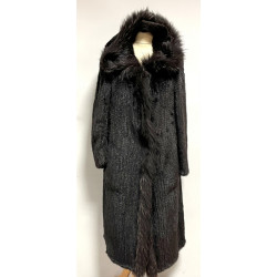 SONIA RYKIEL - Manteau en fourrure de vi