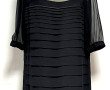 GERARD DAREL - Robe noire en soie, taill