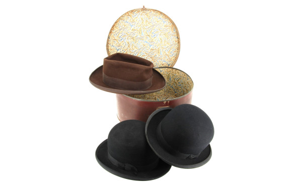 Deux chapeaux melons anciens, bon état, 