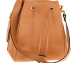 LANCASTER - Sac seau couleur camel en cu