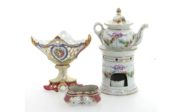 Porcelaine de PARIS - Tisanière en porce