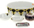 Service à thé vers 1925 en porcelaine ro
