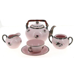 Service à thé vers 1925 en porcelaine ro