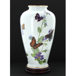 FRANKLIN - Vase en porcelaine blanche et