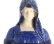 Buste de la Vierge, sujet en céramique é
