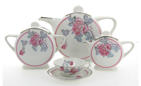 LIMOGES - Service à café en porcelaine b