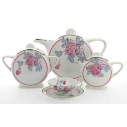 LIMOGES - Service à café en porcelaine b