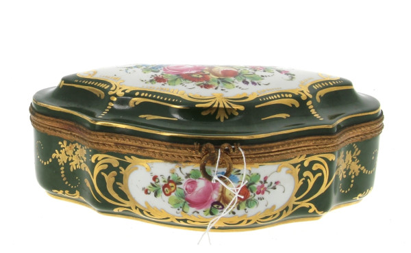 Porcelaine de PARIS Xxème - Grand coffre