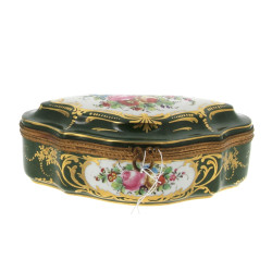 Porcelaine de PARIS Xxème - Grand coffre