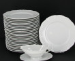 Service de table de 42 pièces en porcela