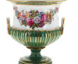 Vase forme Médicis en porcelaine blanche
