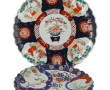 JAPON - Plat et assiette en porcelaine d