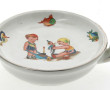 LIMOGES - Assiette à bouillie en porcela