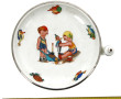 LIMOGES - Assiette à bouillie en porcela
