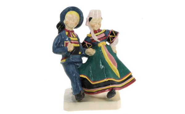 BEL DELECOURT (1915-2017) "Couple de jeu