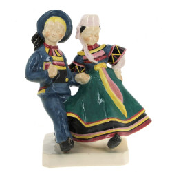 BEL DELECOURT (1915-2017) "Couple de jeu